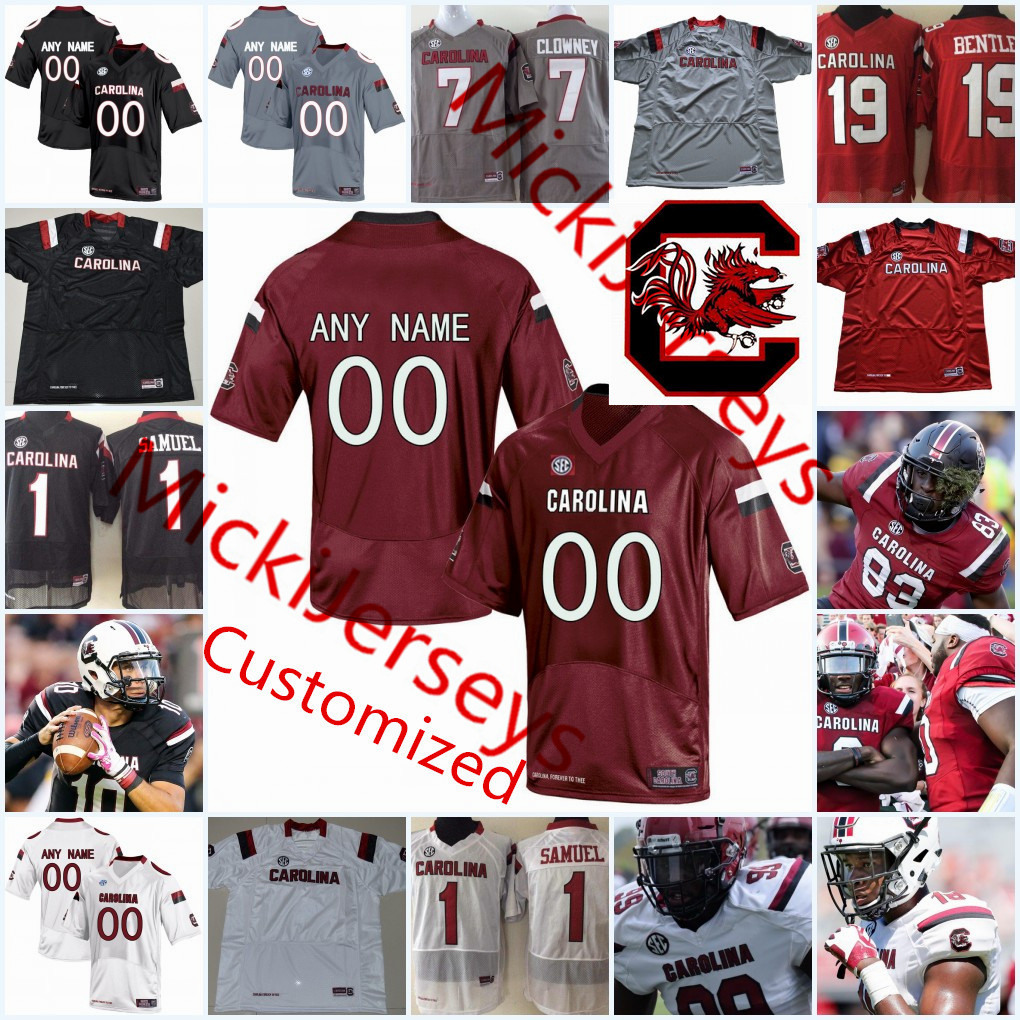 Custom South Carolina Gamecocks Football Jersey Mohamed Kaba Brad Johnson Rosendo Louis Jammie Robinson Zacch Pickens South Carolina Jersey, White
Custom South Carolina Gamecocks Football Jersey Mohamed Kaba Brad Johnson Rosendo Louis Jammie Robinson Zacch Pickens South Carolina Jersey, White
