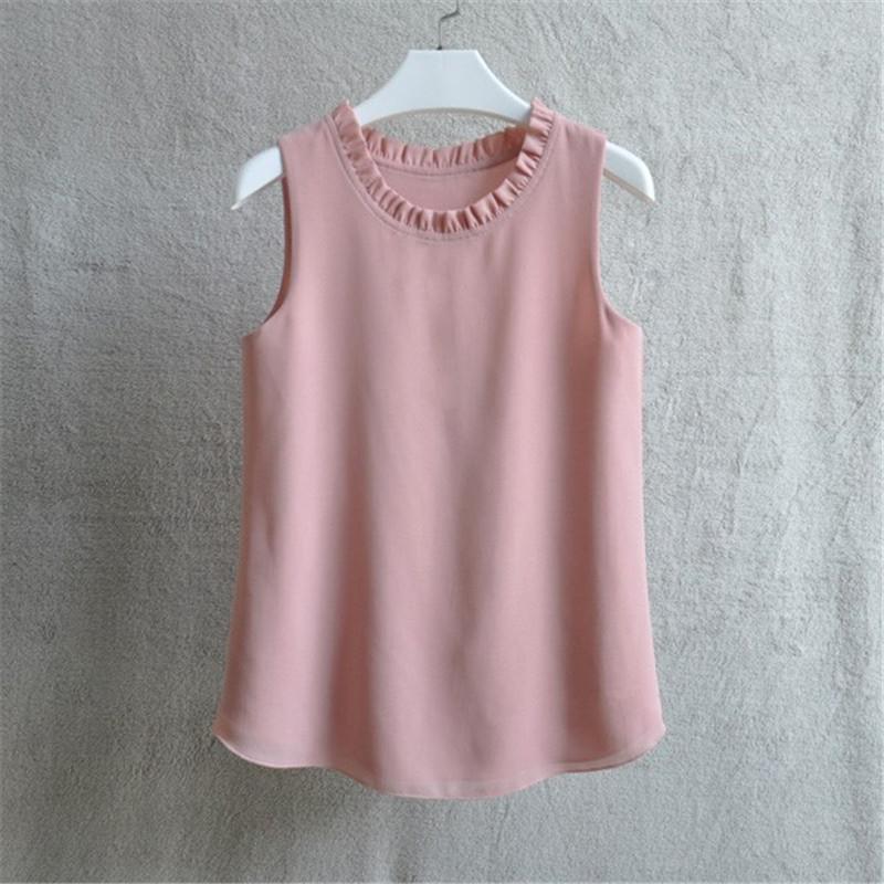 21 Colors Solid Ruffle Chiffon Blouse Women 2020 Summer Fashion Vest Blusas Casual Loose Sleeveless Ladies Tops Shirt, 41988 red
21 Colors Solid Ruffle Chiffon Blouse Women 2020 Summer Fashion Vest Blusas Casual Loose Sleeveless Ladies Tops Shirt, 41988 red