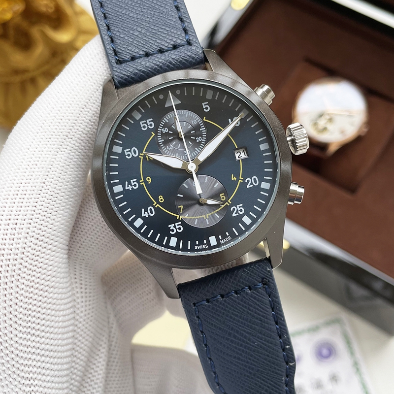 2021 New Five stitches luxury mens watches 42mm size All dial work Quartz Watch high quality Top Brand chronograph clock leather belt men fashion accessories, 10
2021 New Five stitches luxury mens watches 42mm size All dial work Quartz Watch high quality Top Brand chronograph clock leather belt men fashion accessories, 10
