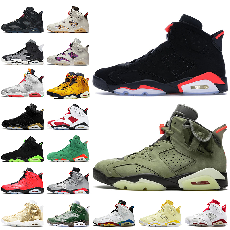 2021 Top Quality Travis 6 6s Black Infrared Jumpman Mens Basketball Shoes Electric Green Hare DMP Gatorade PSGs Trainers Mens Sneakers
2021 Top Quality Travis 6 6s Black Infrared Jumpman Mens Basketball Shoes Electric Green Hare DMP Gatorade PSGs Trainers Mens Sneakers