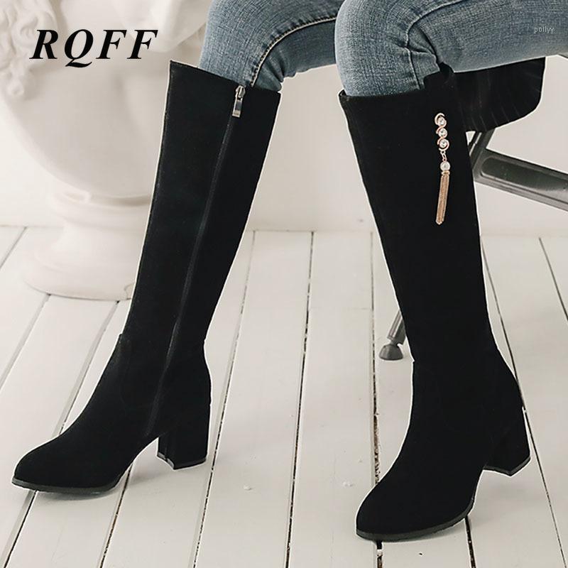 Black Winter New 2020 Autumn Knee-high Boots Women Fashion Block High Heel Shoes Woman Plus Big Size Boot Solid Nubuck Fringe 101
Black Winter New 2020 Autumn Knee-high Boots Women Fashion Block High Heel Shoes Woman Plus Big Size Boot Solid Nubuck Fringe 101