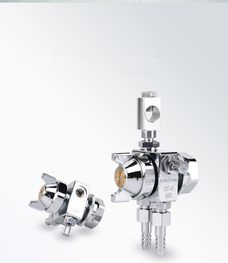 Mini automatic spray gun ST-5, 1.0mm 1.3mm fan shape pattern/Spray Nozzle for Chocolate Rosin Spraying
Mini automatic spray gun ST-5, 1.0mm 1.3mm fan shape pattern/Spray Nozzle for Chocolate Rosin Spraying