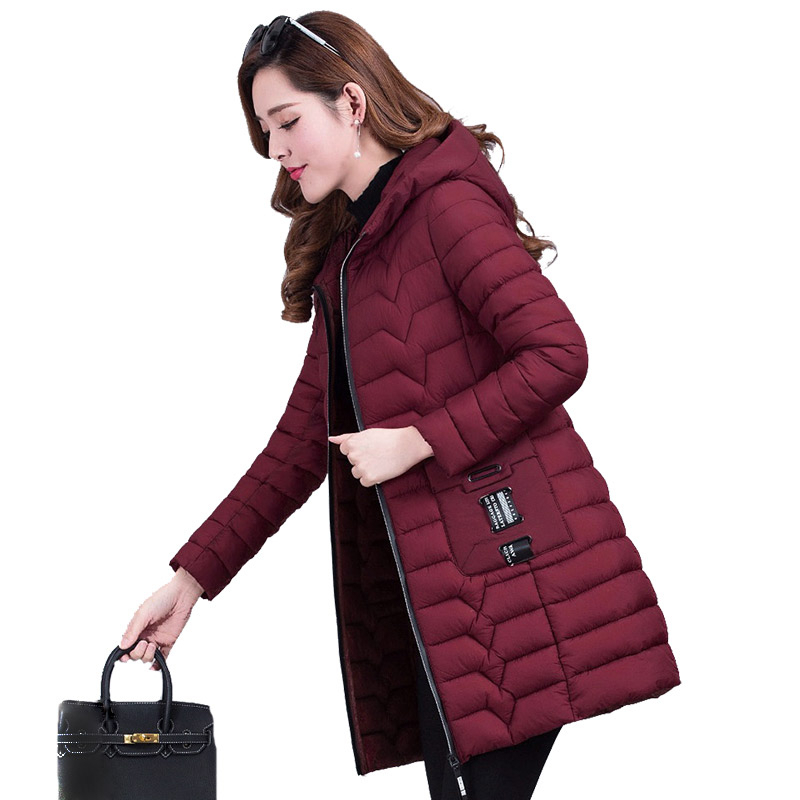 New Winter Parkers Fashions Long Thin Section Big Size with Hoodie Cotton Light Down Women's Jacket F2io RW2Z, Black.
New Winter Parkers Fashions Long Thin Section Big Size with Hoodie Cotton Light Down Women's Jacket F2io RW2Z, Black.