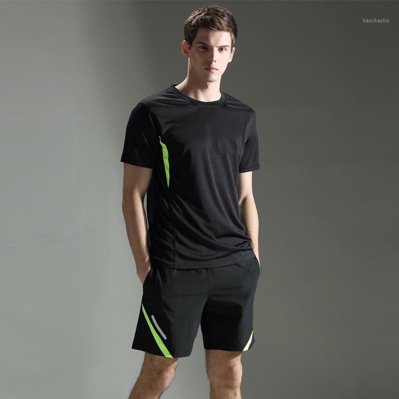Sports Suit Men's New Round Neck Pullover Short Sleeve Casual Quick-drying Breathable Shorts Two-piece Running Fitness Equipment1, Black
Sports Suit Men's New Round Neck Pullover Short Sleeve Casual Quick-drying Breathable Shorts Two-piece Running Fitness Equipment1, Black