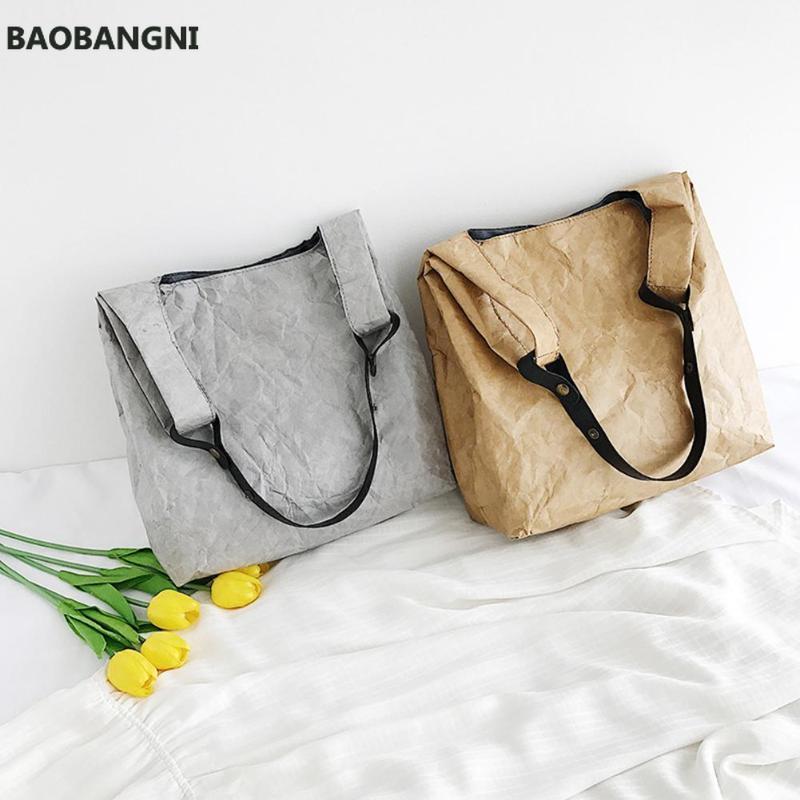Hot Waterproof Tyvek Shoulder Handbags Women's Bag Casual Eco-Friendly Shopping Totes Women Solid Color Bags Bolsas Mujer, Light brown
Hot Waterproof Tyvek Shoulder Handbags Women's Bag Casual Eco-Friendly Shopping Totes Women Solid Color Bags Bolsas Mujer, Light brown