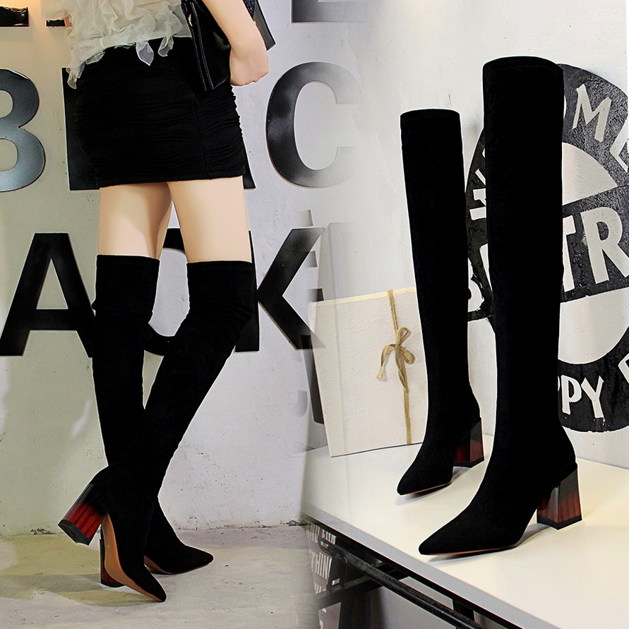 2021 Women Fashion Autumn Stretch Fabric Sock Boots Pointed Toe High Heel Over The Knee Boots Thigh High Boots Black Booties
2021 Women Fashion Autumn Stretch Fabric Sock Boots Pointed Toe High Heel Over The Knee Boots Thigh High Boots Black Booties