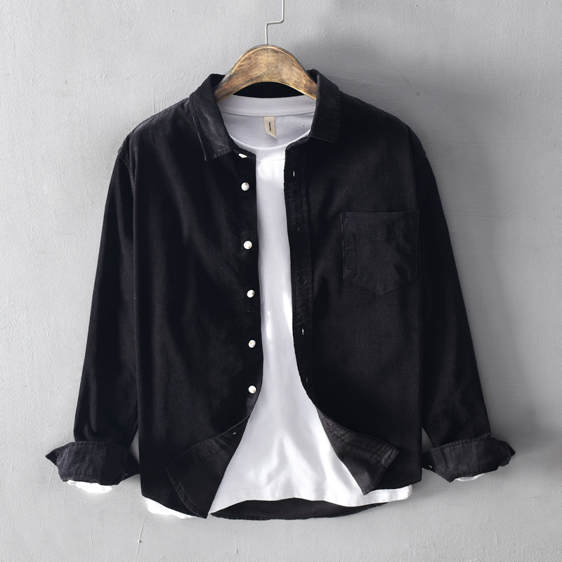 2021 New Autumn Fashion Long Sleeve Lapel Casual Corduroy Men Japanese Vintage Designer Leisure Cotton Shirts Ayxn, White
2021 New Autumn Fashion Long Sleeve Lapel Casual Corduroy Men Japanese Vintage Designer Leisure Cotton Shirts Ayxn, White