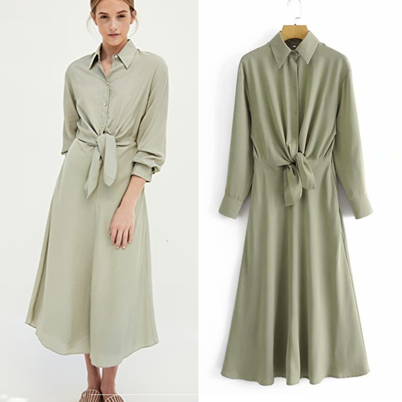 2021 New Elegant Autumn Ladies Office with Bow Fashion Solid Color Turn Down Collar Female Slim Vestidos Ol Long Sleeveoutfit Es16
2021 New Elegant Autumn Ladies Office with Bow Fashion Solid Color Turn Down Collar Female Slim Vestidos Ol Long Sleeveoutfit Es16