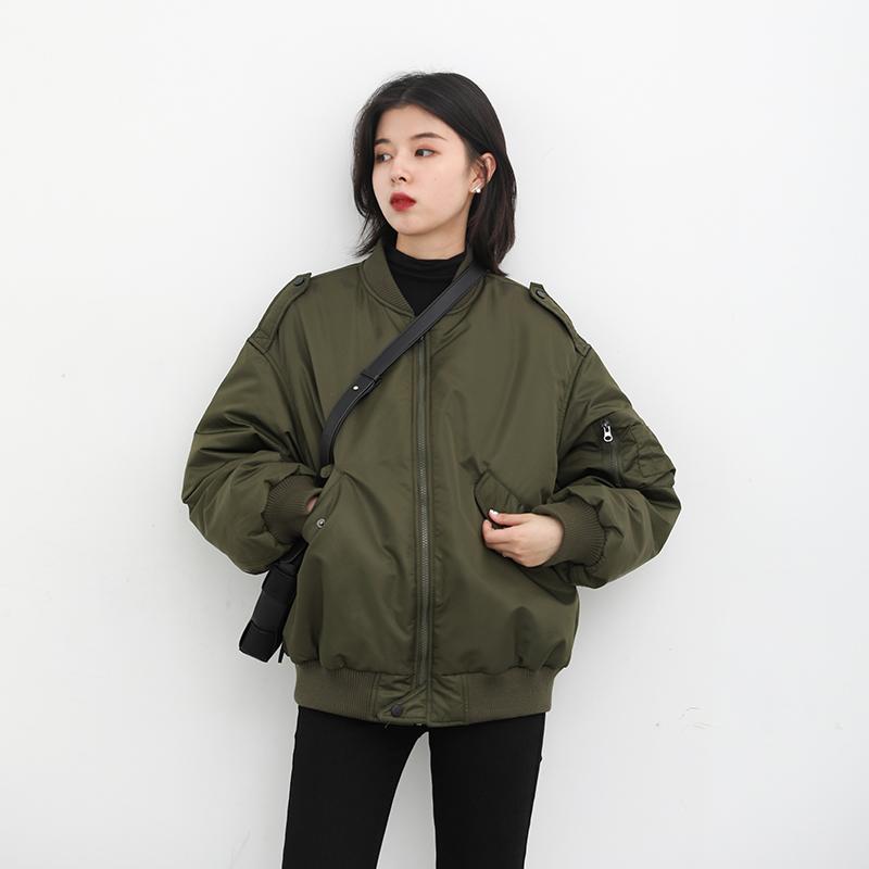 2021 Fashion Korean Autumn Winter Women Bomber Windbreaker Jacket Baseball Long Sleeve Solid Casual Lady Jacket Coats Outerwear, Black
2021 Fashion Korean Autumn Winter Women Bomber Windbreaker Jacket Baseball Long Sleeve Solid Casual Lady Jacket Coats Outerwear, Black