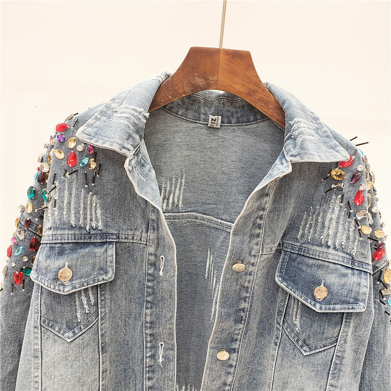 2021 New Woman Diamond Embroidered Long Sleeve Vintage Chic Fashions Denim High-quality Female Jacket Blue 6ztc
2021 New Woman Diamond Embroidered Long Sleeve Vintage Chic Fashions Denim High-quality Female Jacket Blue 6ztc
