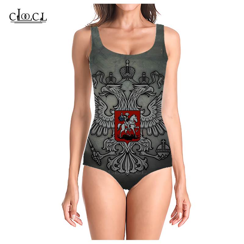 CLOOCL Summer Russian National Emblem 3D Print Women Sleeveless Sexy Eagle Badge Swimsuit Casual Fashion Swimsuits Beach One Piece Swimwear, Swimsuit 1
CLOOCL Summer Russian National Emblem 3D Print Women Sleeveless Sexy Eagle Badge Swimsuit Casual Fashion Swimsuits Beach One Piece Swimwear, Swimsuit 1