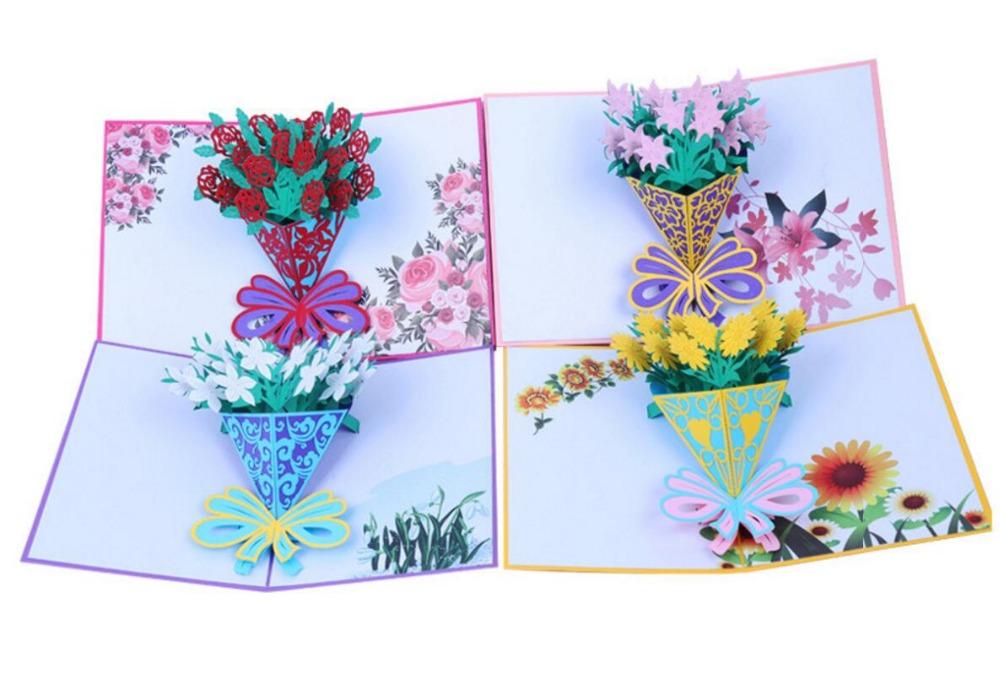 10pcs 3D Red Rose/Lily/Sunflower/Narcissus Flower Handmade Kirigami Origami Invitation Cards Greeding Birthday Card Postcard
10pcs 3D Red Rose/Lily/Sunflower/Narcissus Flower Handmade Kirigami Origami Invitation Cards Greeding Birthday Card Postcard