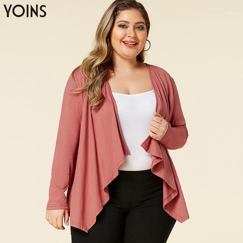 

Women's Jackets YOINS Women Coats&Jackets Elegant Open Front Long Sleeves Cardigan 2021 Autumn Winter Female Outwear Regular Plus Size Pink1, Pink
