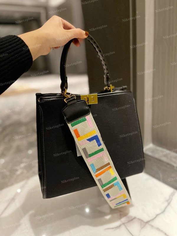 Peekaboo Totes Designer Bags 88th Anniversary Rainbow Stripes F Shoulder Strap One Single Handle bag Black Blue Purple Pink Red Luxury Bag Fashion Crossbody Tote, #1
Peekaboo Totes Designer Bags 88th Anniversary Rainbow Stripes F Shoulder Strap One Single Handle bag Black Blue Purple Pink Red Luxury Bag Fashion Crossbody Tote, #1