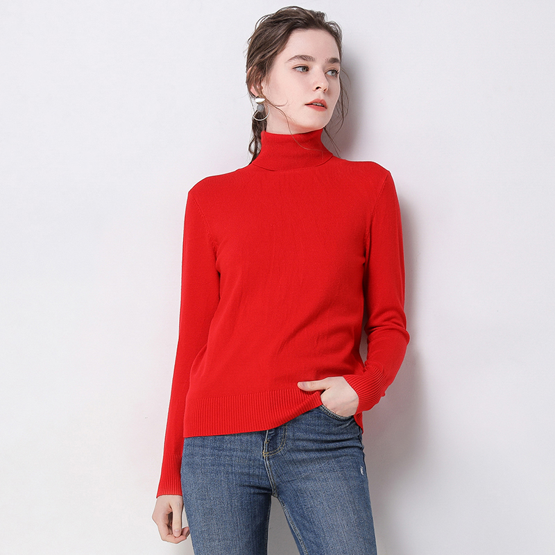 Autumn Winter sweater women turtleneck cashmere sweater knitted pullover women sweter fashion sweaters new Plus Size tops Y200930