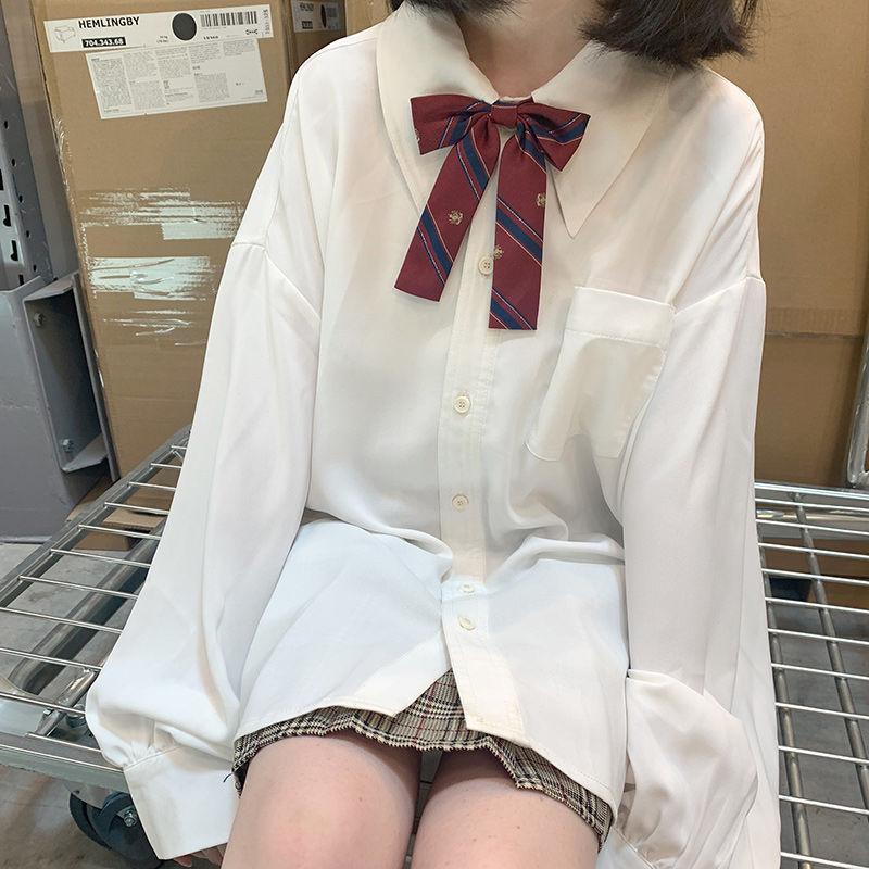 Girls Oversized Shirts Female Plus Size Blouses JK Uniform Shirt Teen Girl Loose Blouse Preppy White Inner Clothes for Female, Only shirt
Girls Oversized Shirts Female Plus Size Blouses JK Uniform Shirt Teen Girl Loose Blouse Preppy White Inner Clothes for Female, Only shirt