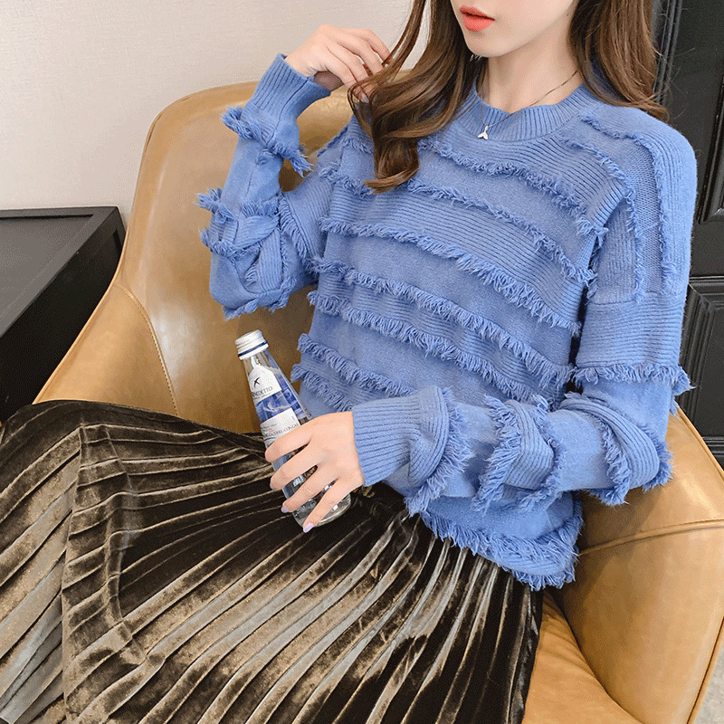 2021 New High-end fall temperament cotton hooded thick round neck women's sweater GRDD, Leather powder 
2021 New High-end fall temperament cotton hooded thick round neck women's sweater GRDD, Leather powder