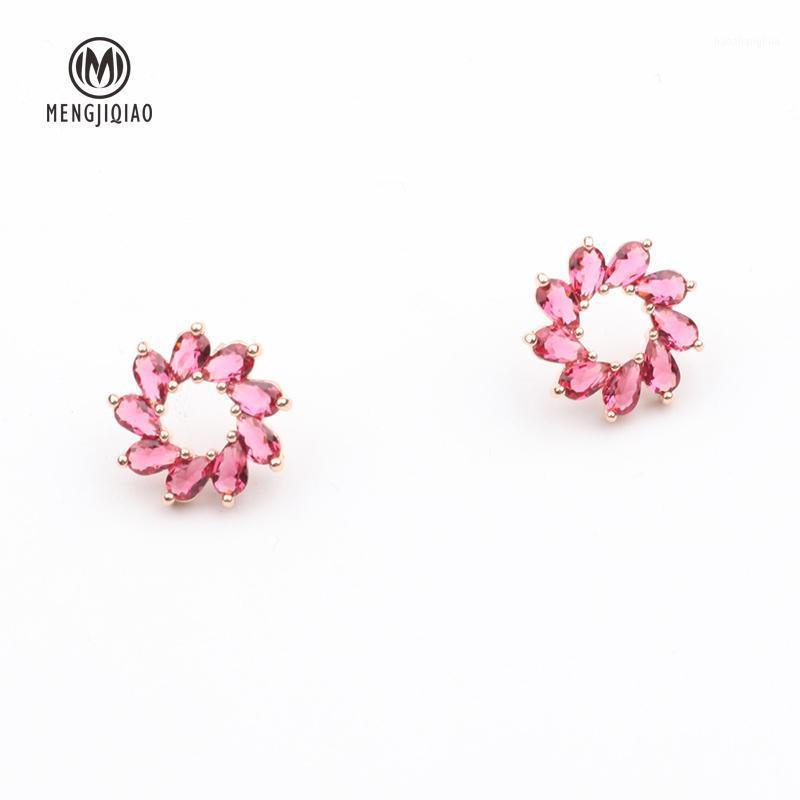Stud MENGJIQIAO 2022 Elegant Shining Cubic Zircon Round Earrings For Women Rhinestone Flower Boucle D'oreille Delicate Gift, Golden;silver
Stud MENGJIQIAO 2022 Elegant Shining Cubic Zircon Round Earrings For Women Rhinestone Flower Boucle D'oreille Delicate Gift, Golden;silver