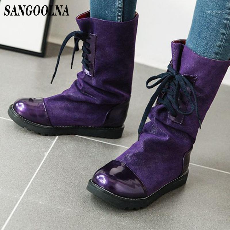 Winter Purple Boots Women Leather Boot Women Lace-up Artificial Leather Patchwork Shoes Motorcycle Boots Western Botas1, Orange
Winter Purple Boots Women Leather Boot Women Lace-up Artificial Leather Patchwork Shoes Motorcycle Boots Western Botas1, Orange
