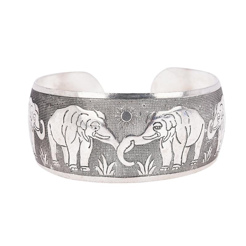 High Quality Beautiful Vintage Elephant Tortoise Printing Bracelets Wide Tibet Silver Plated Cuff Bracelets Bangles
High Quality Beautiful Vintage Elephant Tortoise Printing Bracelets Wide Tibet Silver Plated Cuff Bracelets Bangles