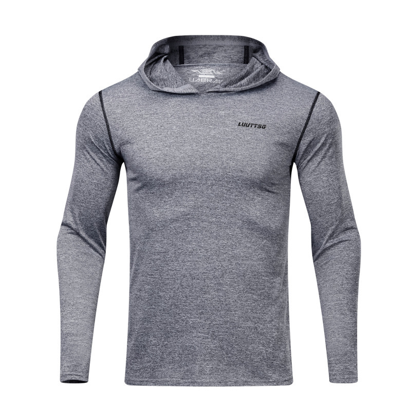 Men's Running T Shirt Long Sleeve Hooded Gym Fitness Hoodie Shirts Jogging Slim Dry Fit Breathable Crossfit Sport Sportswear 201004, Light grey
Men's Running T Shirt Long Sleeve Hooded Gym Fitness Hoodie Shirts Jogging Slim Dry Fit Breathable Crossfit Sport Sportswear 201004, Light grey