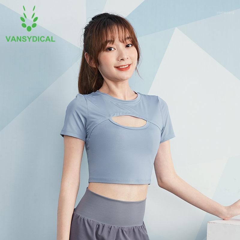 Vansydical Women Sexy Front Hollow Yoga Shirts Gym Short Sleeve Nylon Fitness Workout Cropped Top Running Sports T-shirts Summer1, Fbf20001
Vansydical Women Sexy Front Hollow Yoga Shirts Gym Short Sleeve Nylon Fitness Workout Cropped Top Running Sports T-shirts Summer1, Fbf20001