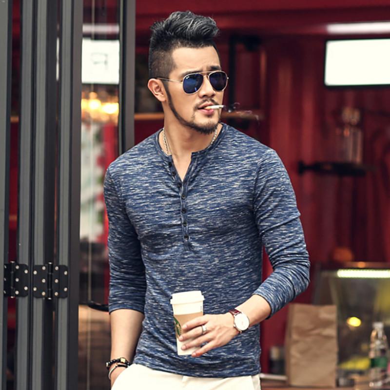 2020 Brief New Fashion Clothes Men T-shirt Solid Color Long Sleeve T-shirt For Men Cotton Spring T-shirts Informal, Blue
2020 Brief New Fashion Clothes Men T-shirt Solid Color Long Sleeve T-shirt For Men Cotton Spring T-shirts Informal, Blue