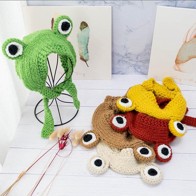 Frog Hat Beanies Knitted Winter Hat Solid Hip-hop Skullies Knitted Cap Costume Accessory Gifts Warm Winter Lovely Christmas, Yw
Frog Hat Beanies Knitted Winter Hat Solid Hip-hop Skullies Knitted Cap Costume Accessory Gifts Warm Winter Lovely Christmas, Yw