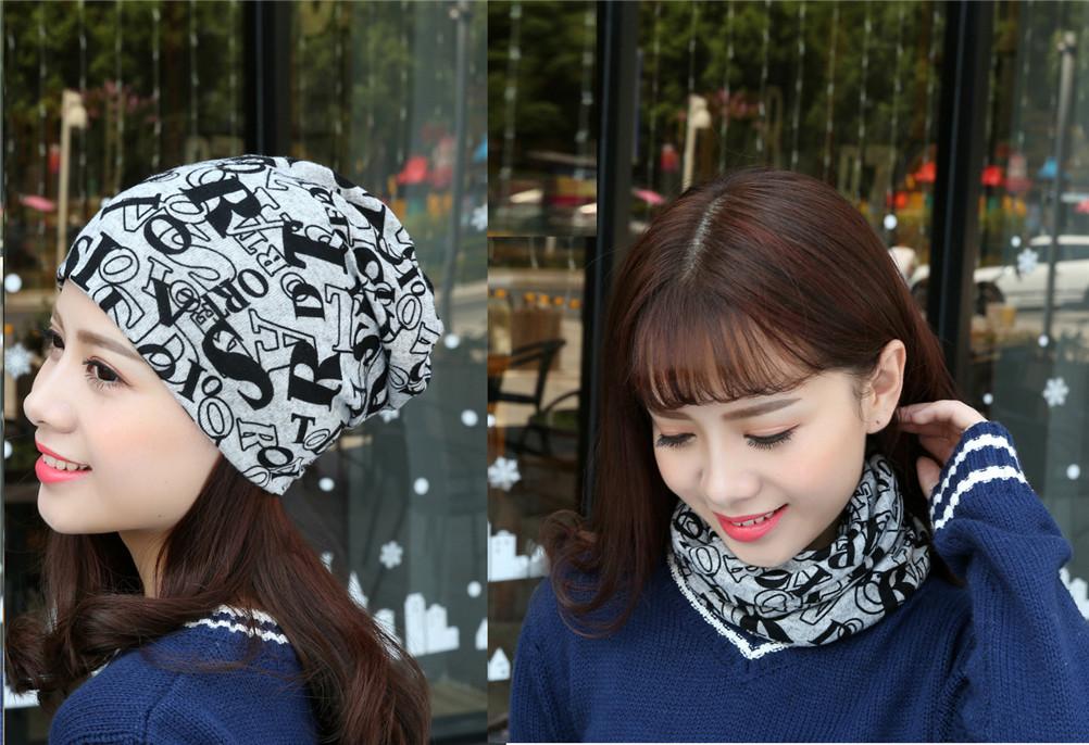 Women Warm Autumn Scarf 2 Use Knitting Cotton Letter Style Autumn Hat Ladies Beanie Cap Girls, Black
Women Warm Autumn Scarf 2 Use Knitting Cotton Letter Style Autumn Hat Ladies Beanie Cap Girls, Black