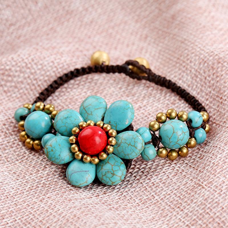 New Arrival Bohemian Blue Stone Beads Charm Bell Bracelets Women Boho Handmade Natural Beaded Bracelets & Bangles Female Jewelry
New Arrival Bohemian Blue Stone Beads Charm Bell Bracelets Women Boho Handmade Natural Beaded Bracelets & Bangles Female Jewelry