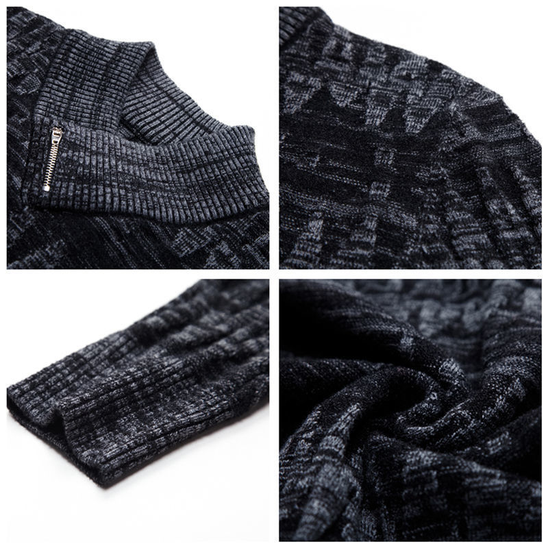 COODRONY Sweater Men Autumn Winter Thick Warm Wool Pullover Men Streetwear Fashion Knitwear Cashmere Turtleneck Pull Homme 91098 201125