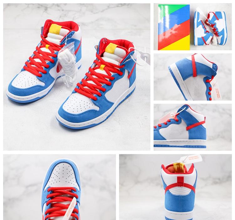 2020 new SB Dunks High DORAEMON Basketball Shoes Blue white red women Mens Designers Trainers sports size 36-46 CI2692-400, Customize
2020 new SB Dunks High DORAEMON Basketball Shoes Blue white red women Mens Designers Trainers sports size 36-46 CI2692-400, Customize