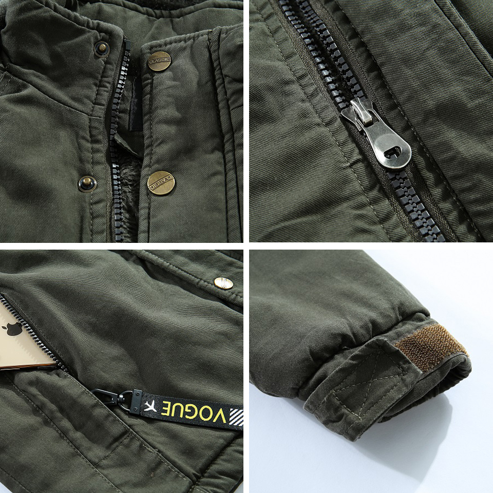 New Winter Thick Parkas Jackets Men Casual Warm Men Parka Coat Military Windproof Hooded Jackets Windbreaker Men 201026