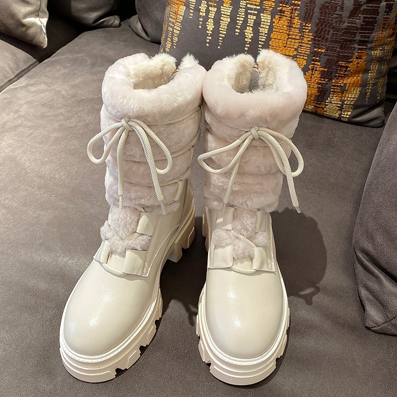 2021 New Warm Winter Snowboots Genuine Leather Cross Strapped Thick Heels Black Shoes Mid-calf Women Boots Twog
2021 New Warm Winter Snowboots Genuine Leather Cross Strapped Thick Heels Black Shoes Mid-calf Women Boots Twog