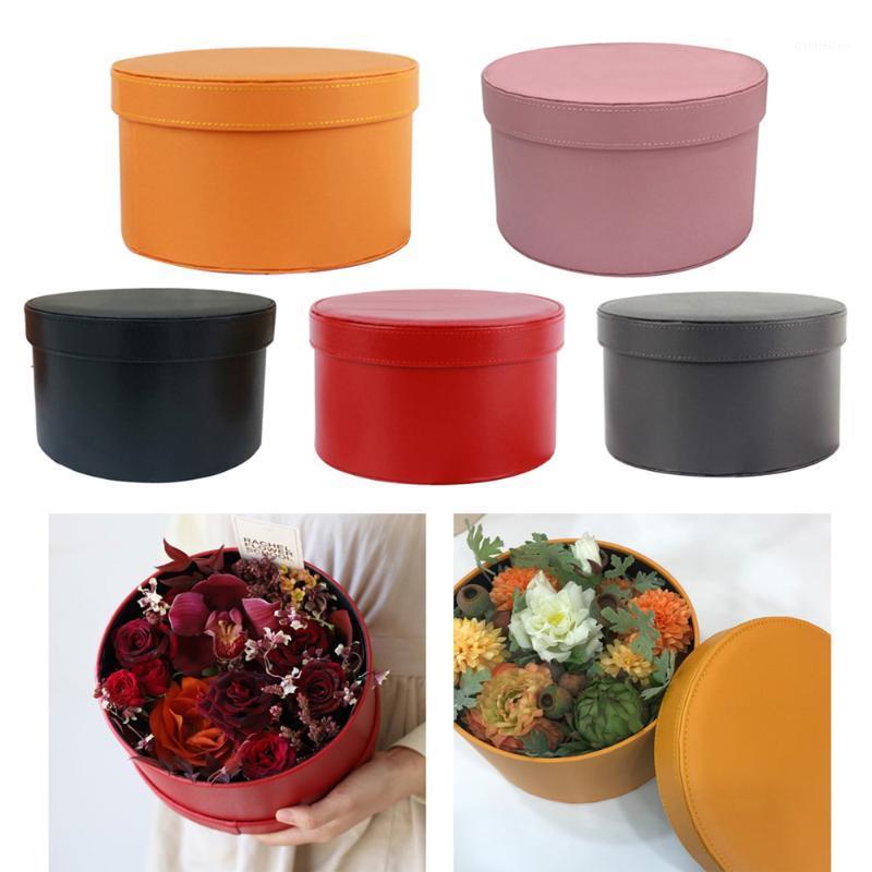 Round Leather Flowers Box Florist Bouquet Rose Flower Packaging Box Gift Storage Holder With Lid Candy Wedding Party Favors1
Round Leather Flowers Box Florist Bouquet Rose Flower Packaging Box Gift Storage Holder With Lid Candy Wedding Party Favors1