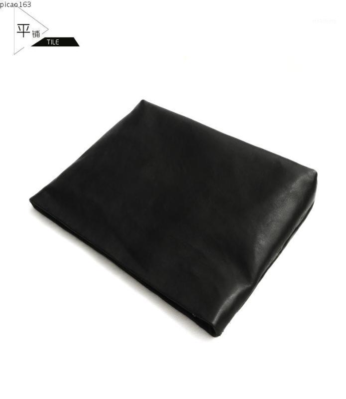 Hand-made men's hand-held bag of sheepskin men's leather hand-held bag of envelopes soft medium small man1, Black 
Hand-made men's hand-held bag of sheepskin men's leather hand-held bag of envelopes soft medium small man1, Black