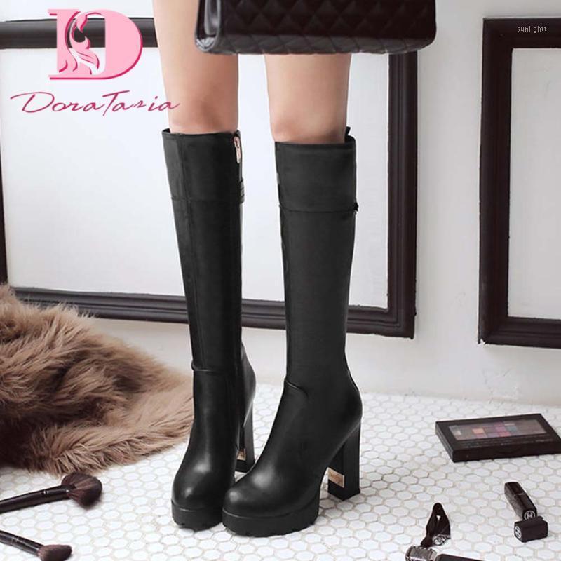 DoraTasia Big Size 33-43 Ladies Platform Knee High Boots Thick High Heels Boots Women Mature Elegant Party Sexy Shoes Woman1, Apricot thick fur
DoraTasia Big Size 33-43 Ladies Platform Knee High Boots Thick High Heels Boots Women Mature Elegant Party Sexy Shoes Woman1, Apricot thick fur