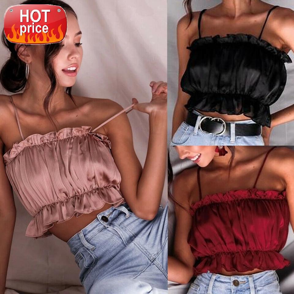 Hirigin Summer 2019 Vintage Chic Women Crop Tops Palace Style Ladies Sexy Square Neck Crop Top Sleeveless Vest Solid #X525, White
Hirigin Summer 2019 Vintage Chic Women Crop Tops Palace Style Ladies Sexy Square Neck Crop Top Sleeveless Vest Solid #X525, White