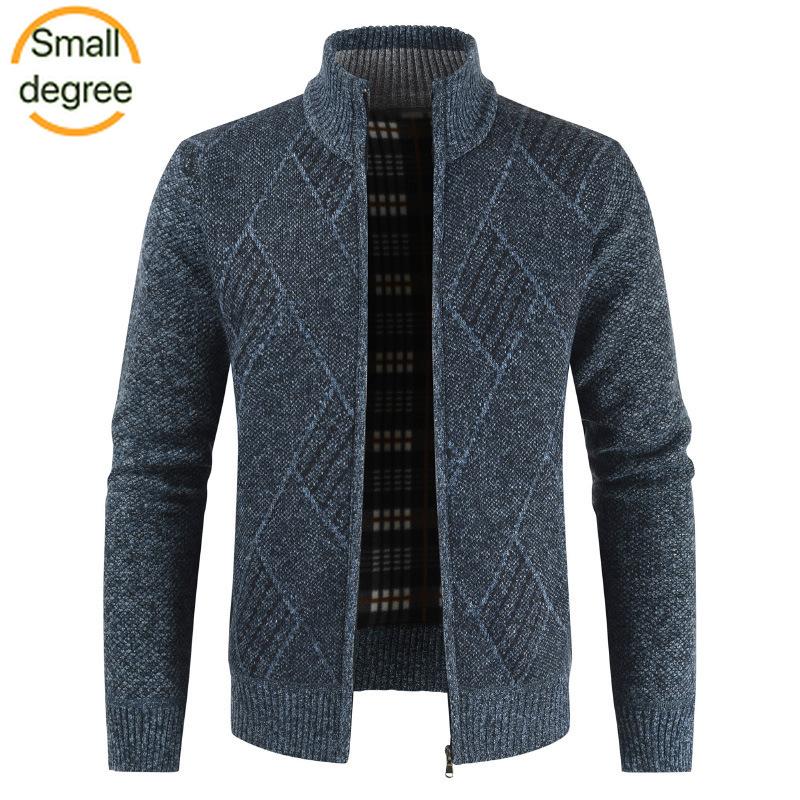 Autumn and winter new sheepskin men's sweaters autumn knit cardigan coat clothing casual sweater, Navy blue
Autumn and winter new sheepskin men's sweaters autumn knit cardigan coat clothing casual sweater, Navy blue