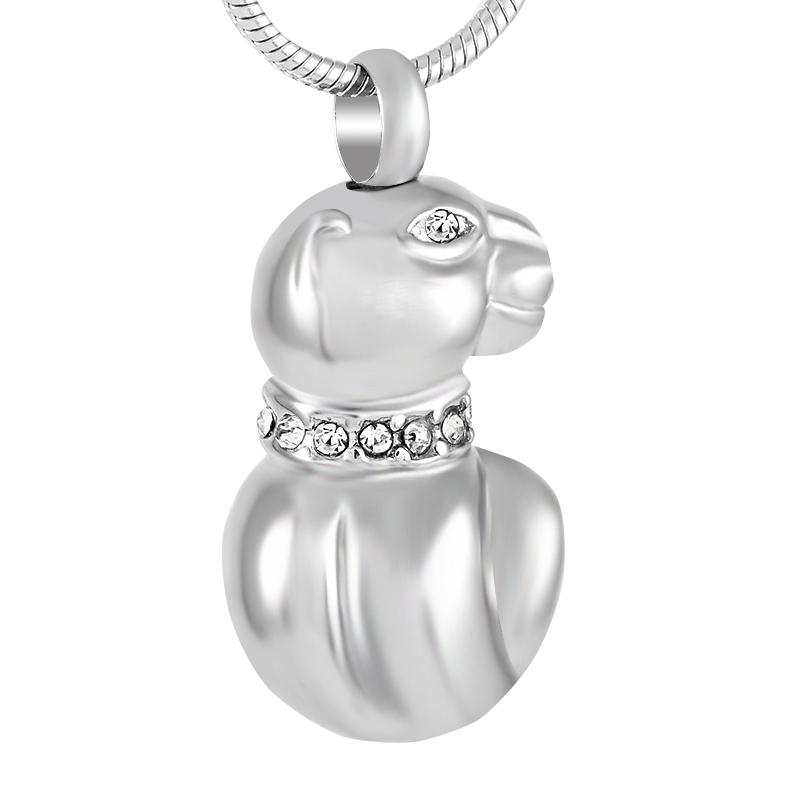 Pendant Necklaces IJD9252 Animal Shaped Pet Cremation Memorial Urn Necklace Stainless Steel Jewelry Ashes Container Keepsake, Silver
Pendant Necklaces IJD9252 Animal Shaped Pet Cremation Memorial Urn Necklace Stainless Steel Jewelry Ashes Container Keepsake, Silver