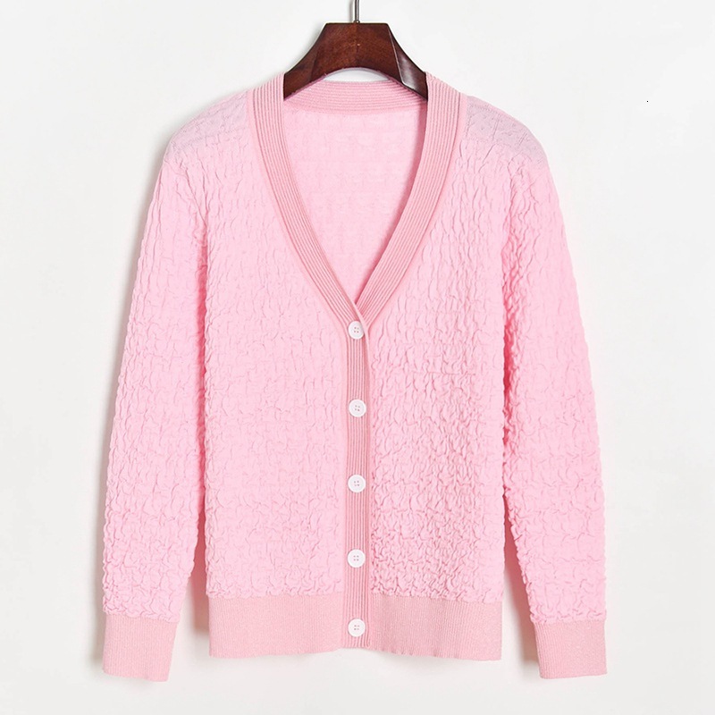 New Autumn Women' Knitted-out Shirts with Low-cut v Casual Sweet Girl Clothes Long-sleeve Pink Jackets 72ro
New Autumn Women' Knitted-out Shirts with Low-cut v Casual Sweet Girl Clothes Long-sleeve Pink Jackets 72ro