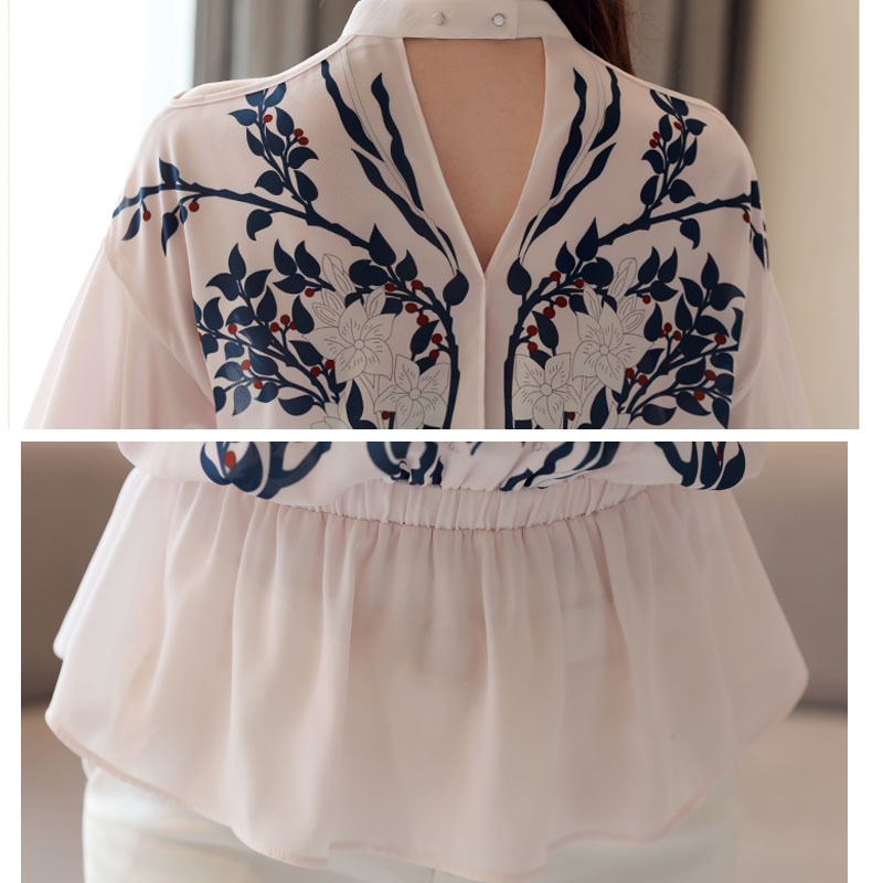 Fashion women tops and blouses 2019 ladies tops chiffon blouse shirt shirts short sleeve shirt korean fashion clothing 50 T200321