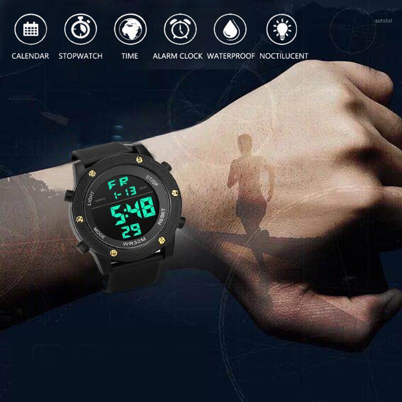 Fashion Leisure High Quality Woman Watch Luxury Men Analog Digital Army Sport LED Waterproof Wrist Watch A31, Black
Fashion Leisure High Quality Woman Watch Luxury Men Analog Digital Army Sport LED Waterproof Wrist Watch A31, Black
