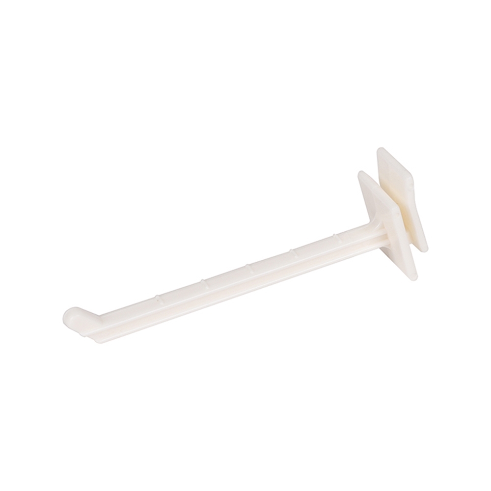 Merchandiser Supermarket Plastic Paper Cardboard Display Hanger Slatwall Hook