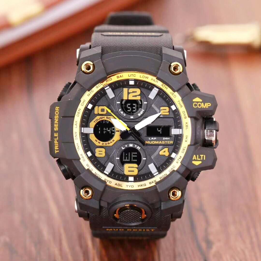 Dual display LED digital watch iced out watch sports men's watch world time waterproof and shockproof
Dual display LED digital watch iced out watch sports men's watch world time waterproof and shockproof