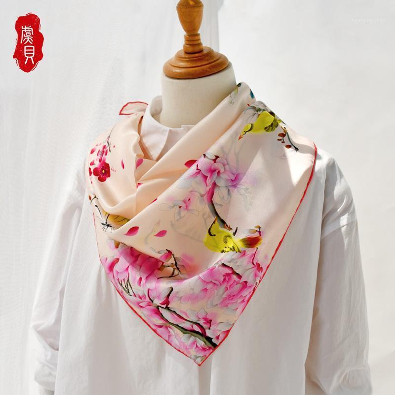 Scarves Chinese Natural Silk Scarf Women Printed Pink Flower Bird 100% Real Soft Medium 65cm Square Wrap Shawl Ladies Gift1
Scarves Chinese Natural Silk Scarf Women Printed Pink Flower Bird 100% Real Soft Medium 65cm Square Wrap Shawl Ladies Gift1
