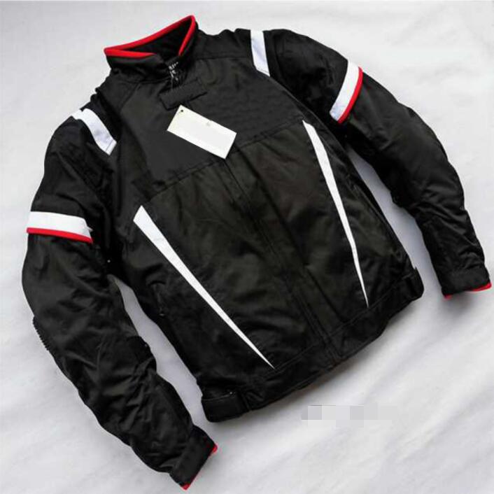 Motorcycle jersey four seasons racing suit built-in protective gear anti-fall motorcycle windproof waterproof jacket