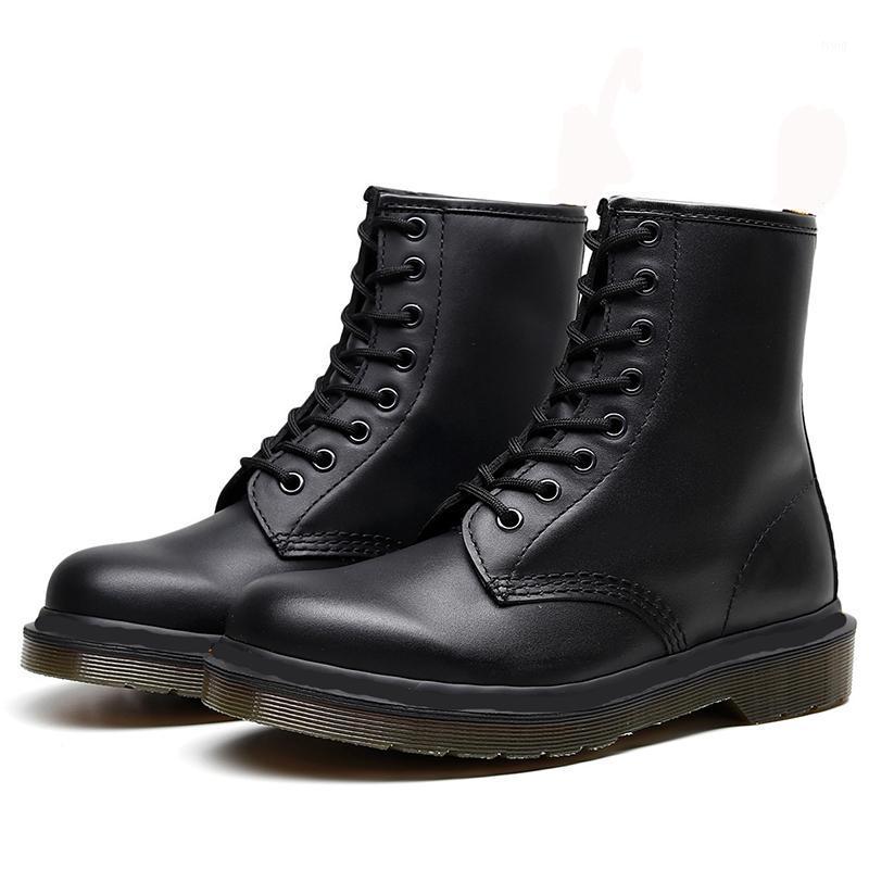 Unisex classic soft real leather black ankle designer boots 8 holes lace-up fashion winter booties for men and women si1, Black without box
Unisex classic soft real leather black ankle designer boots 8 holes lace-up fashion winter booties for men and women si1, Black without box