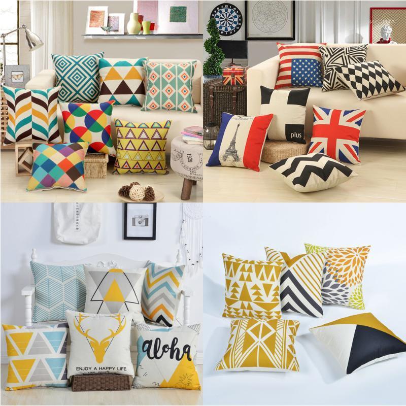 Geometric Printing Sofa Cushion Cover 45x45cm Cotton And Linen Throw Pillow Case Decorative Home Office Hotel Car Seat1, Color 10
Geometric Printing Sofa Cushion Cover 45x45cm Cotton And Linen Throw Pillow Case Decorative Home Office Hotel Car Seat1, Color 10