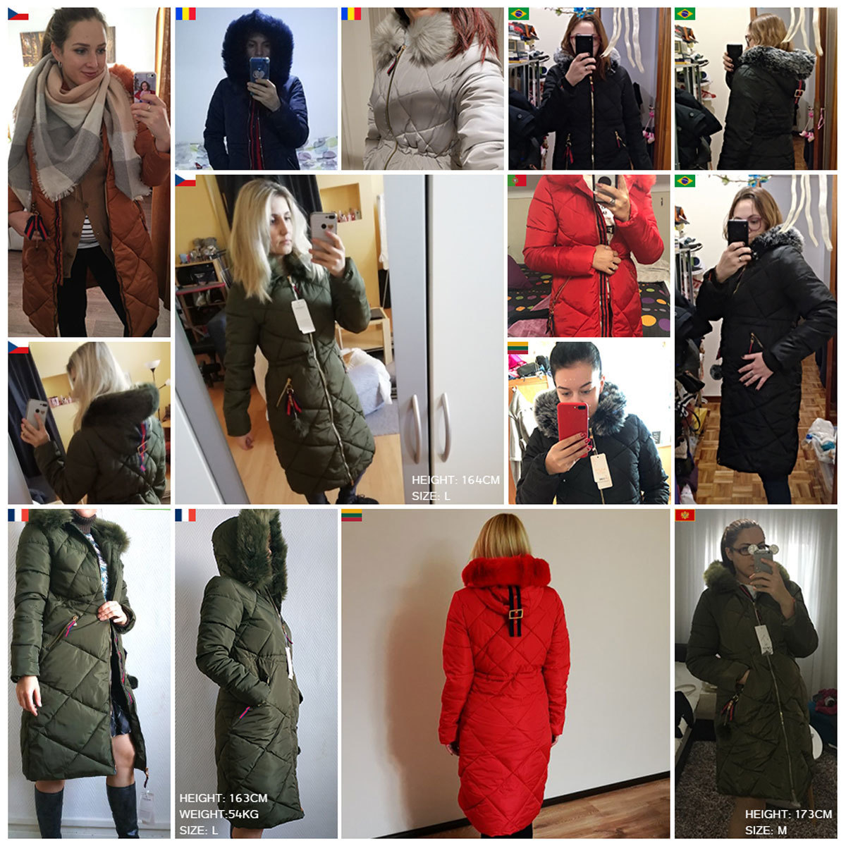 Big Fur Winter Coat Thickened Parka Women Stitching Slim Long Winter Coat Down Cotton Ladies Down Parka Down Jacket Women 201127